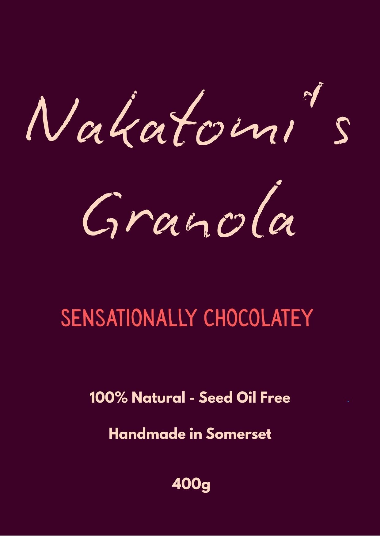 Sensationally Chocolatey Granola