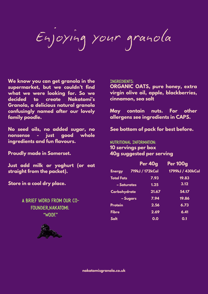 Scrumpy Crunch – Apple & Blackberry Granola